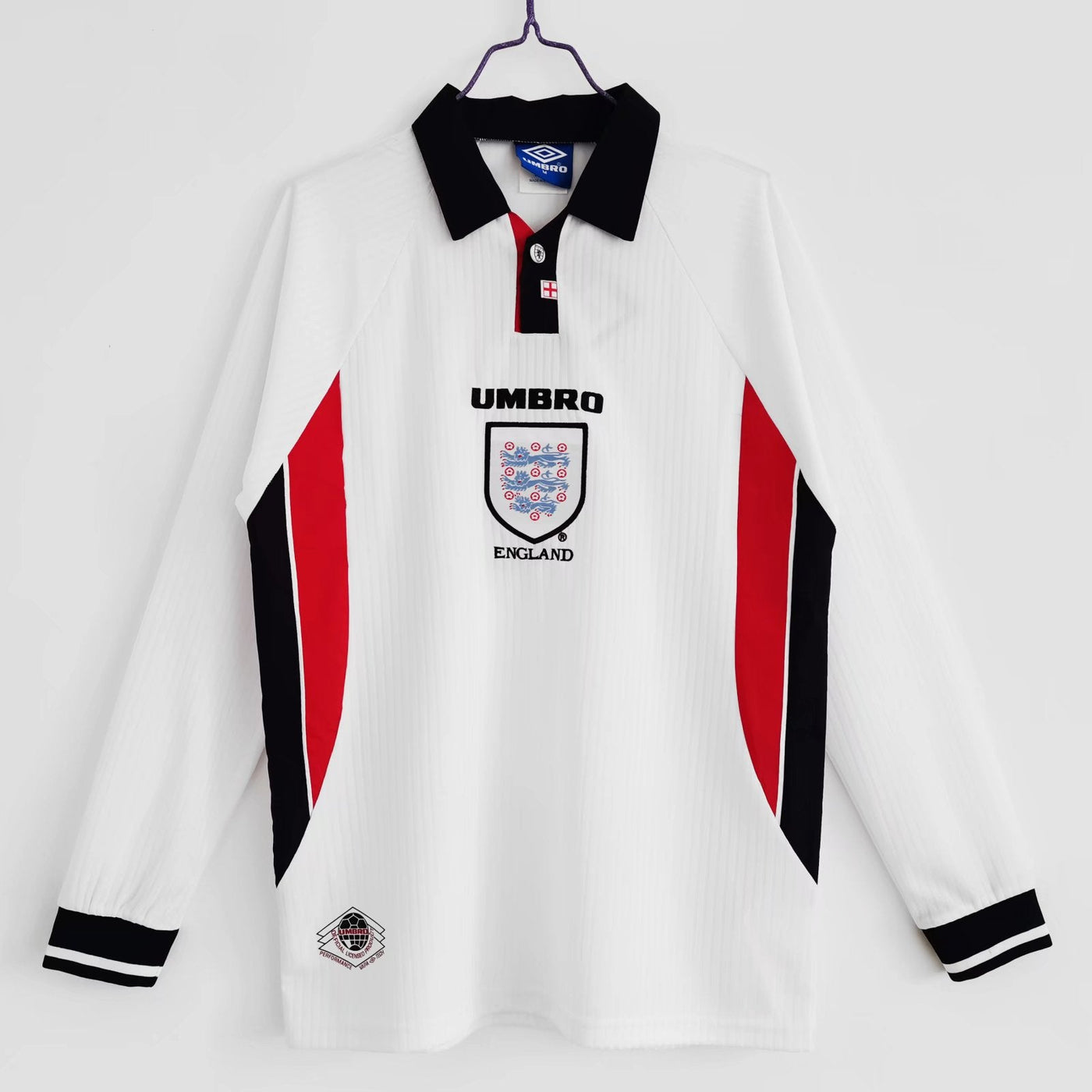England 1998 Home Jersey (Long Sleeve)